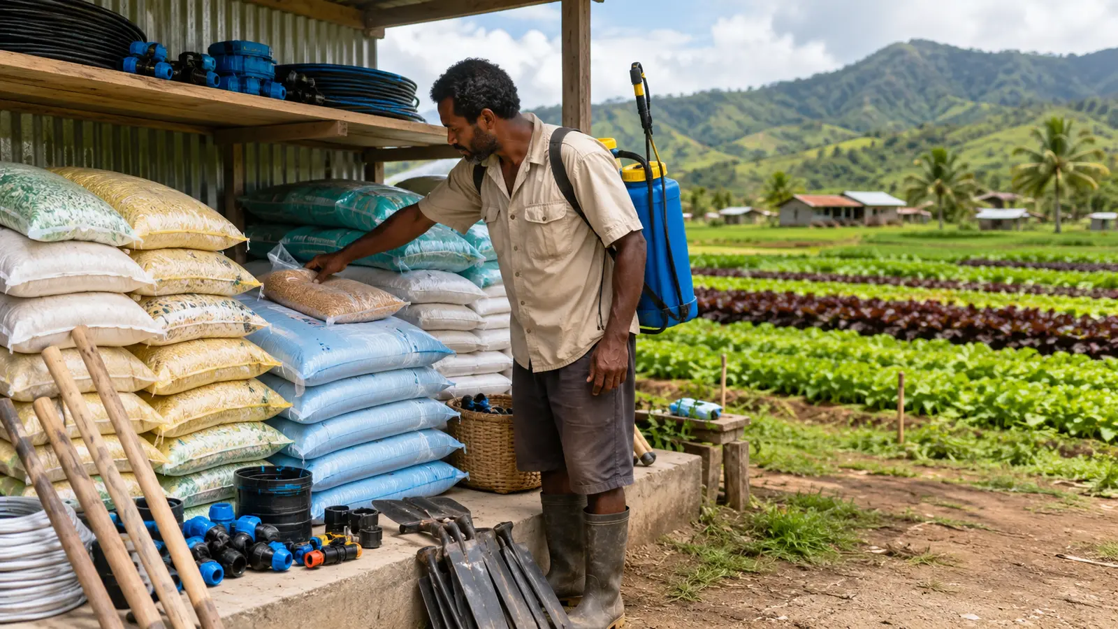 Farming and plantation supplies available from Chemica Papua New Guinea