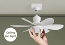 Fan Colour Blade W/Lighting Remote Control FS-HX-R520 