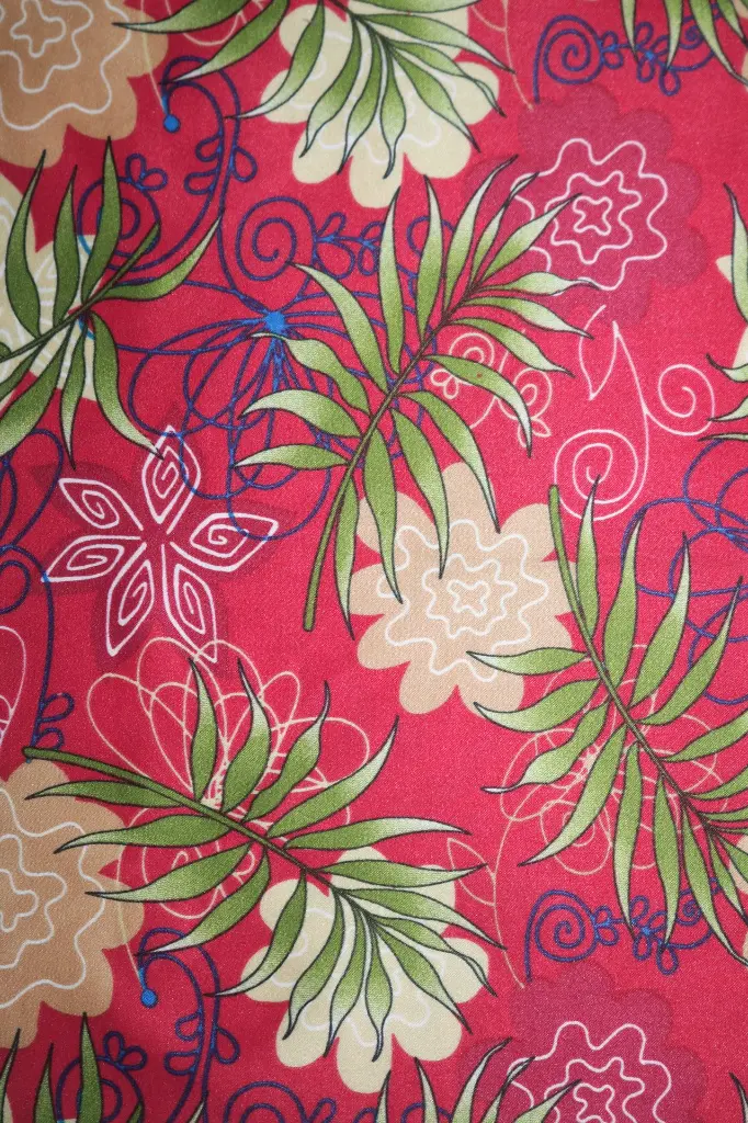 FB Printed Satin Velvet: Design #6104