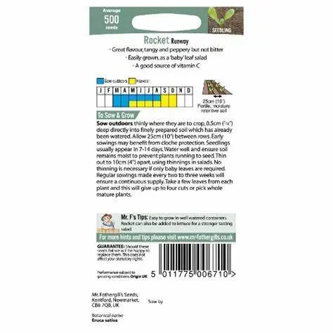 Seed Mr Fothergill Rocket Runway 0.532g #2332