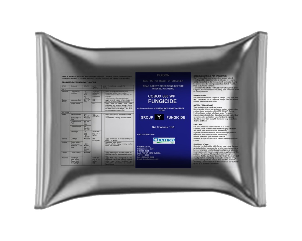 Cobox Copper Oxide 60% WP 1kg