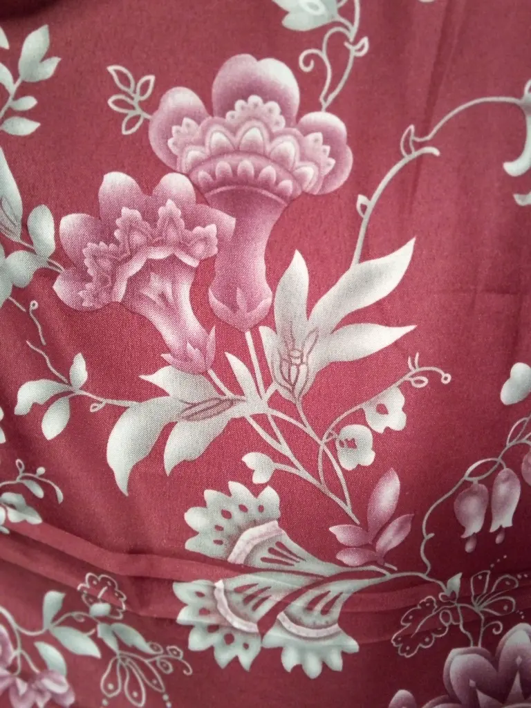 Fabric Printed Polyster Satin 58" D#8164