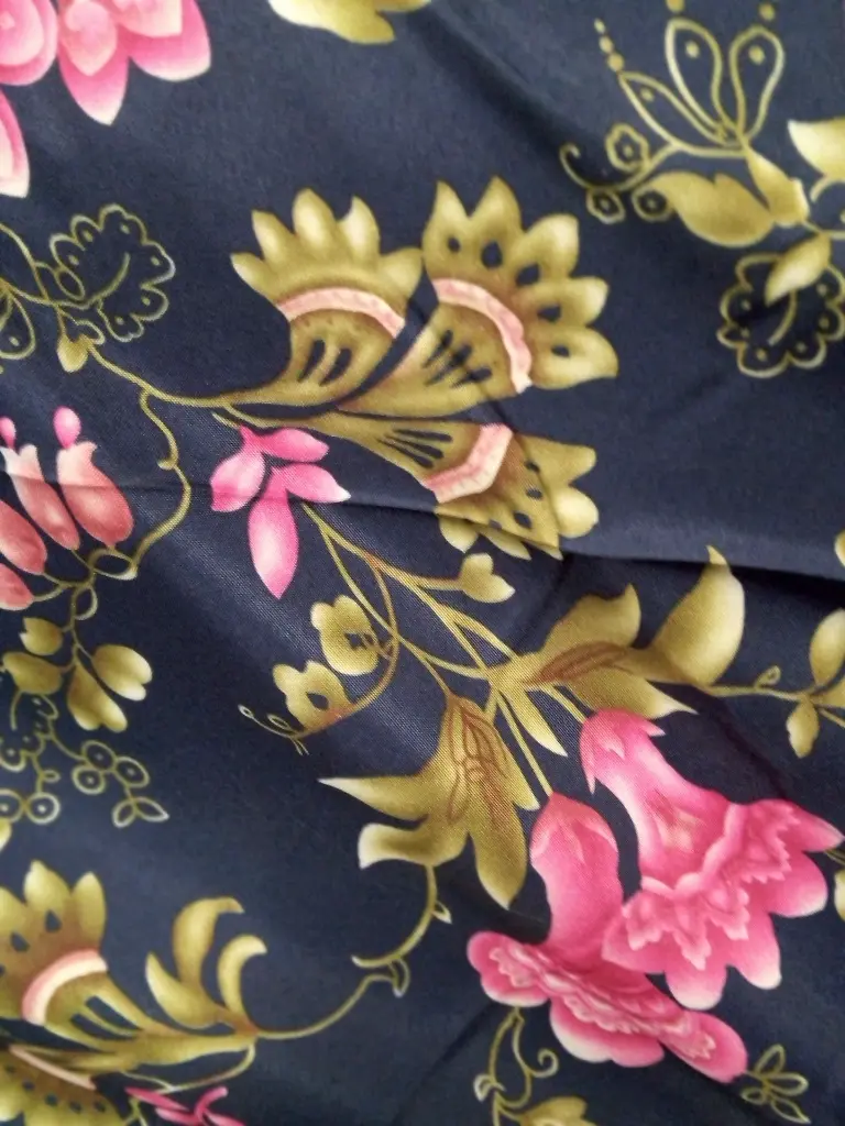 Fabric Printed Polyster Satin 58" D#8164
