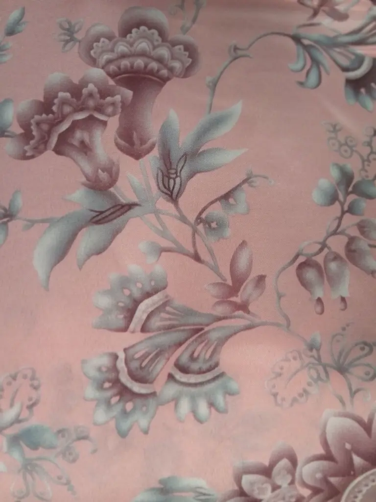 Fabric Printed Polyster Satin 58" D#8164