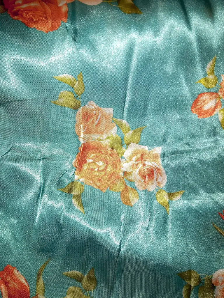 Fabric Printed Polyster Satin 58" D#0989