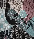 Fabric Printed Peach Dobby 58" Design #657