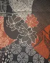 Fabric Printed Peach Dobby 58" Design #657