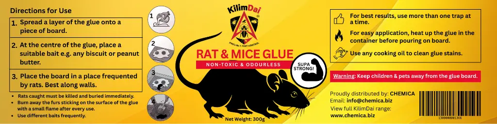 Kilim  Dai Rat Glue Label 30cm x 7.5cm - Draft 4.webp