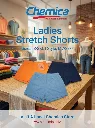 Shorts Ladies Stretch Clear Tag Sz S-2XL MW88-7