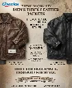 Jacket Men's Thick Leather Button Wrist Y2-0591-1-2