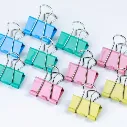 Clip Binder 19mm 40pcs/Rnd Plst 15786-6