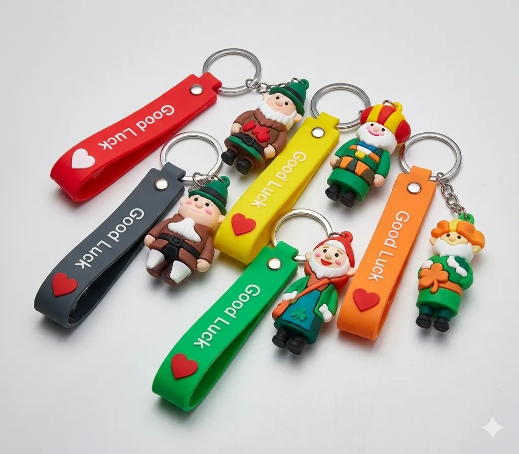 Toy Keychain Characters w/Silicon Strap TY986334