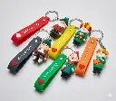 Toy Keychain Characters w/Silicon Strap TY986334