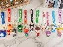 Toy Keychain Characters w/Silicon Strap TY986334