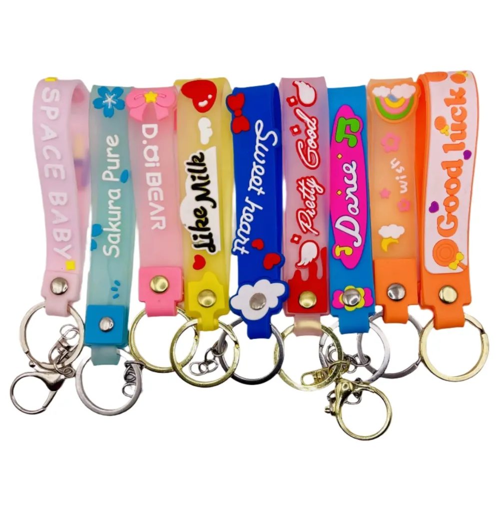Toy Keychain Characters w/Silicon Strap TY986334
