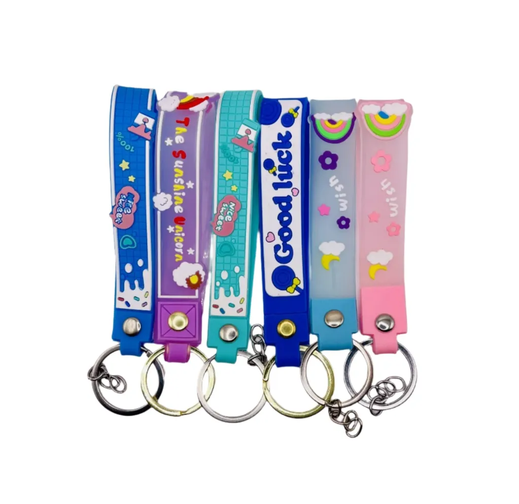 Toy Keychain Characters w/Silicon Strap TY986334