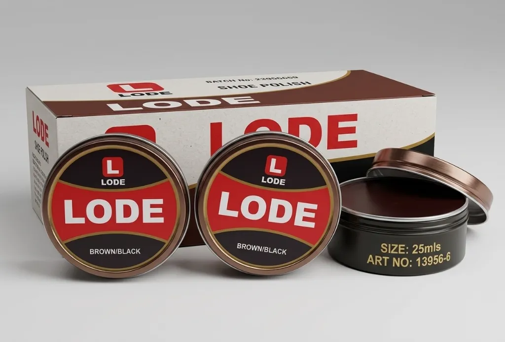 Shoe Polish Brn/Blk Lode 25mls 13956-6