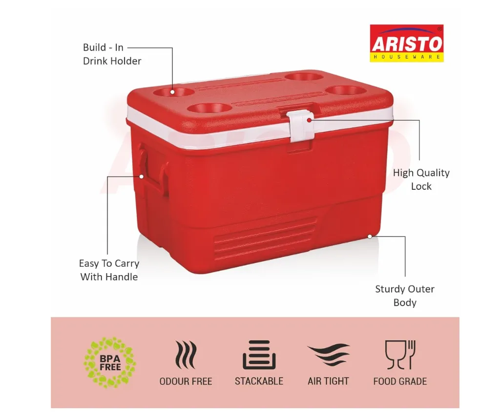 Ice Box 35L With Cup Holder
