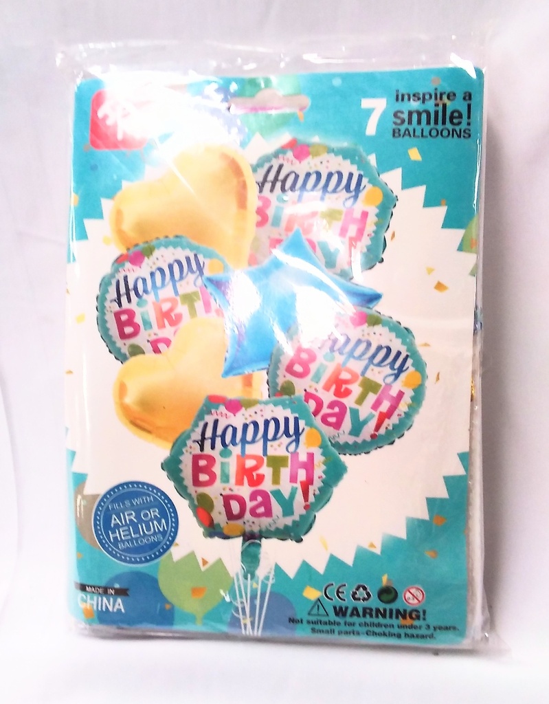 [ST1190] Balloons-B/Day 7pk2318-3
