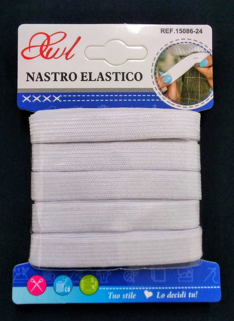 [VI7623] Sewing Elastic Wht 1.2x5m35353-6