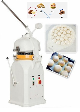[MA0569] Dough Divider Rounder Semi-Automatic QT-16S