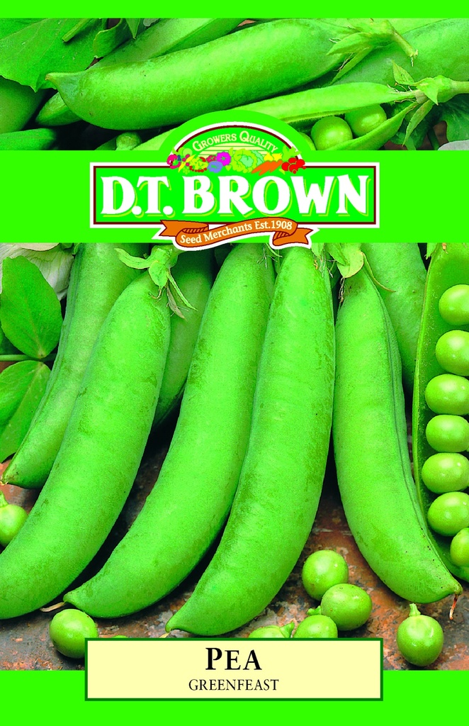  Seed Mr Fothergill'sl Pea Greenfeast 25g #2259