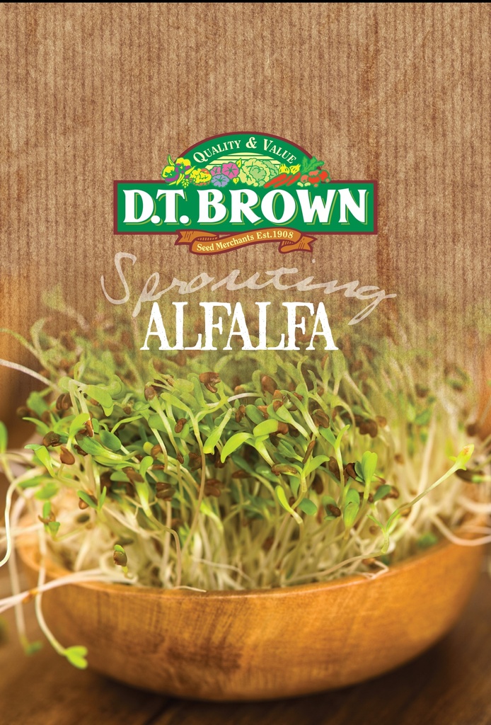 Seed Mr Fothergill'sl Alfalfa Sprouts 35g #2317