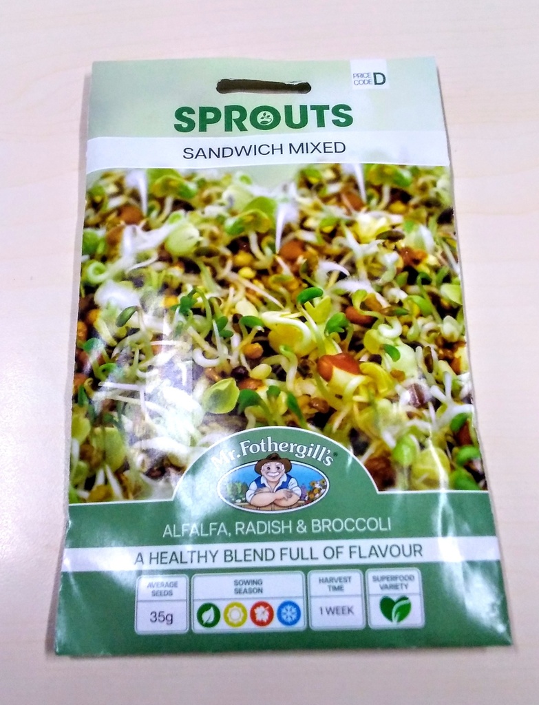  Seed Mr Fothergill'sl Sandwich 35g #3002
