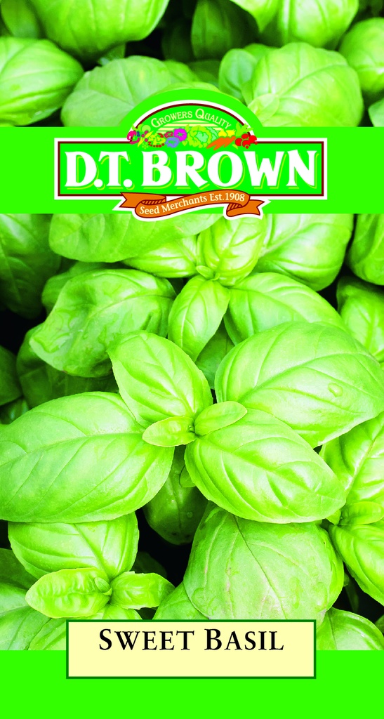  Seed Mr Fothergill'sl Basil Sweet 1.368g #2702