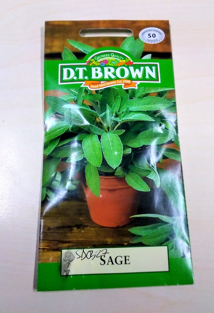 [SD0327]  Seed Mr Fothergill'sl Sage 0.55g #2715