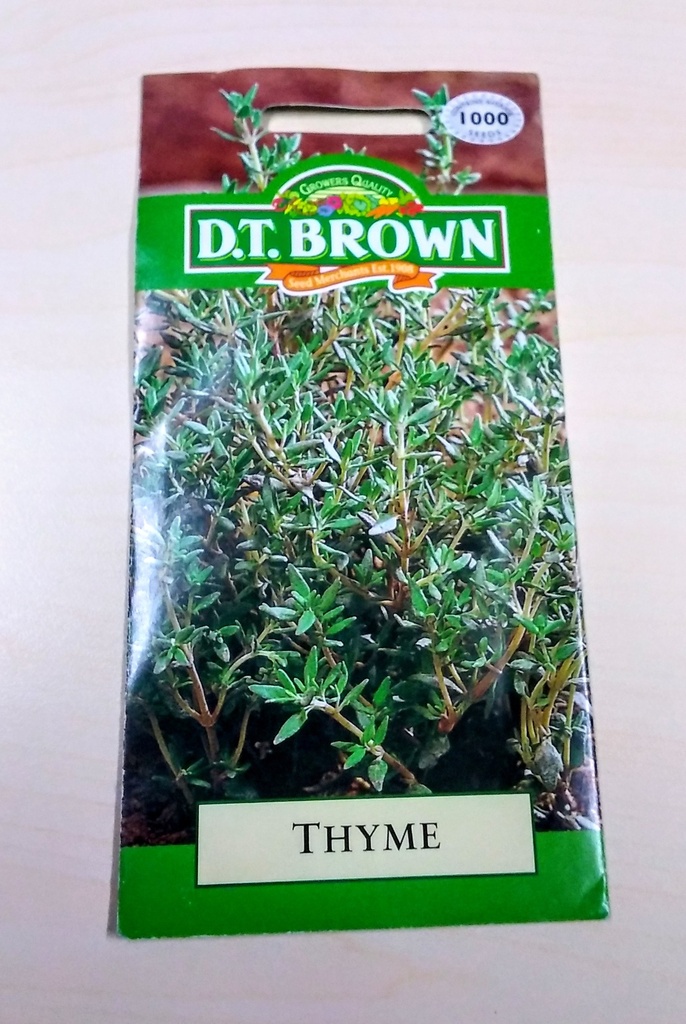  Seed Mr Fothergill'sl Thyme 0.371g #2718