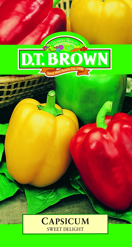Seed Mr Fothergill'sl Capsicum Swt Delight 0.25g #2207