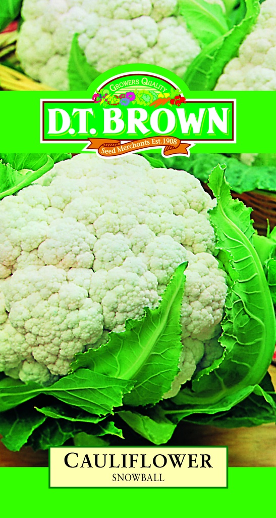 Seed Mr Fothergill'sl Cauliflower Snow Ball 0.938g #2257