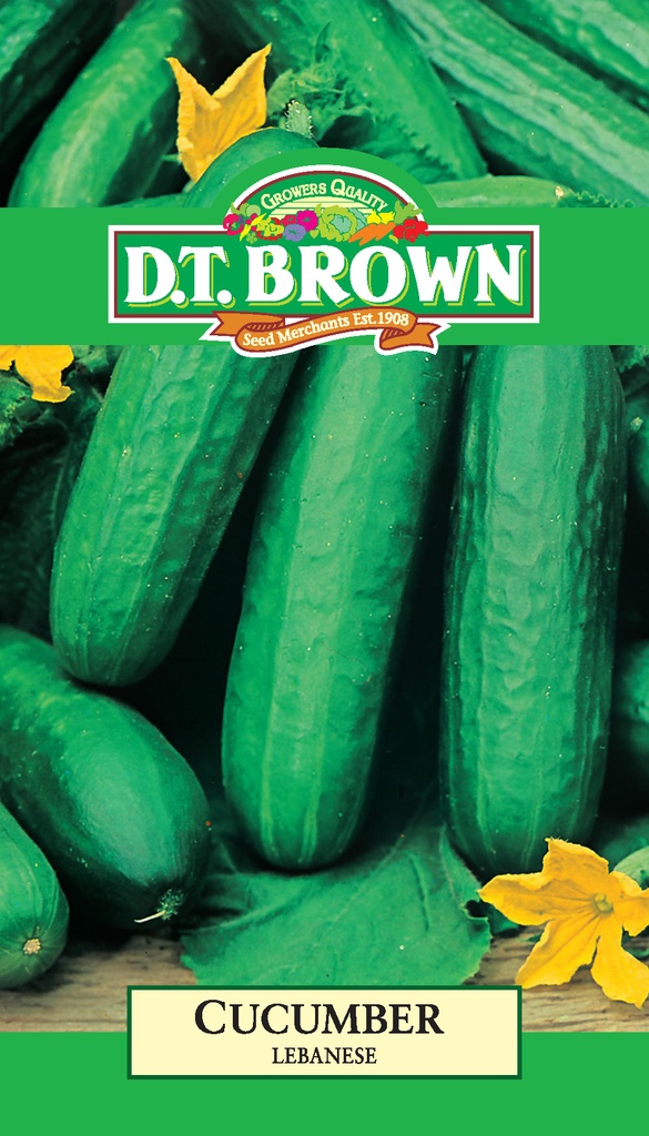 Seed Mr Fothergill'sl Cucumber Lebanese 2.725g #2218