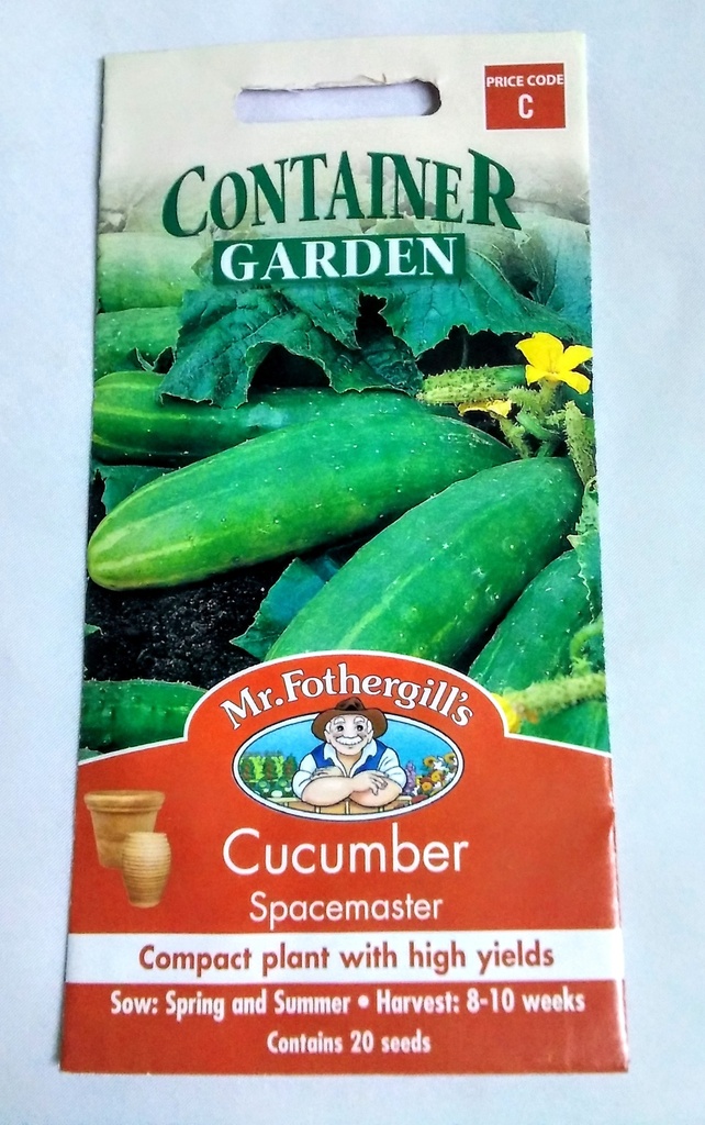 Seed Mr Fothergill'sl Cucumber Spacemaster 2.5g #5688