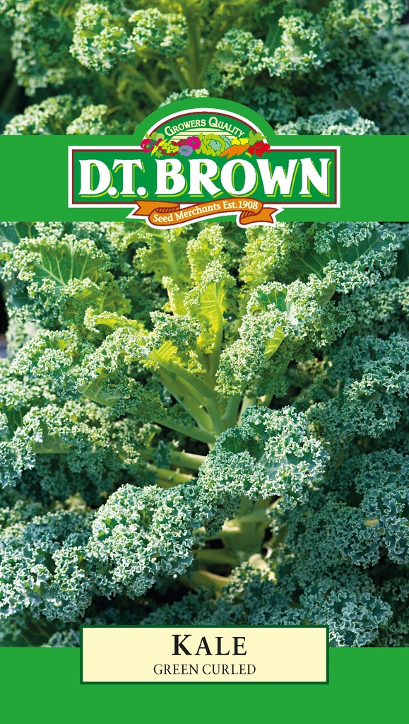  Seed Mr Fothergill'sl Kale Dwarf Grn Curled 0.918g #2288