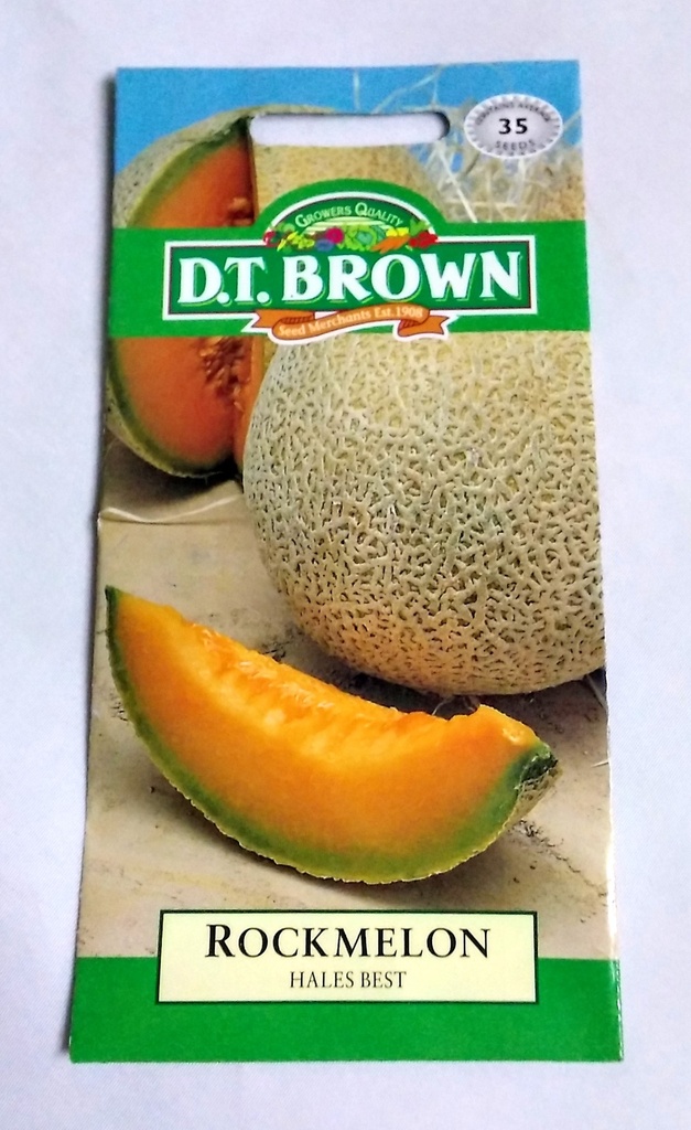  Seed Mr Fothergill'sl Rockmelon Hales Best 2.2g #2237