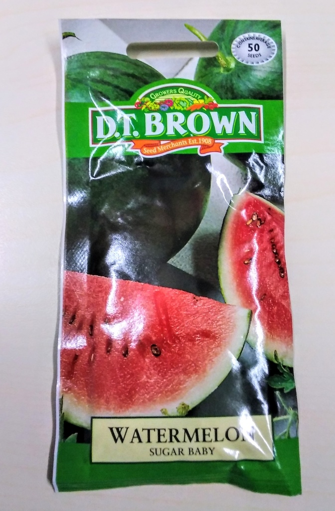 Seed Mr Fothergill'sl Watermelon Sugar Baby 2.396g #2247