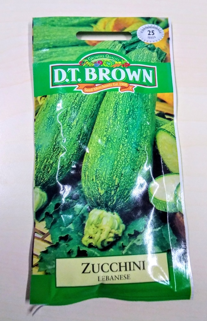  Seed Mr Fothergill'sl Zucchini Labanese 4.322g #2249