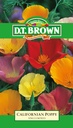  Seed Mr Fothergill'sl Poppy Californian Sgle 0.85g #484