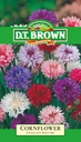  Seed Mr Fothergill'sl Cornflower Polka Dot 2.102g #1508