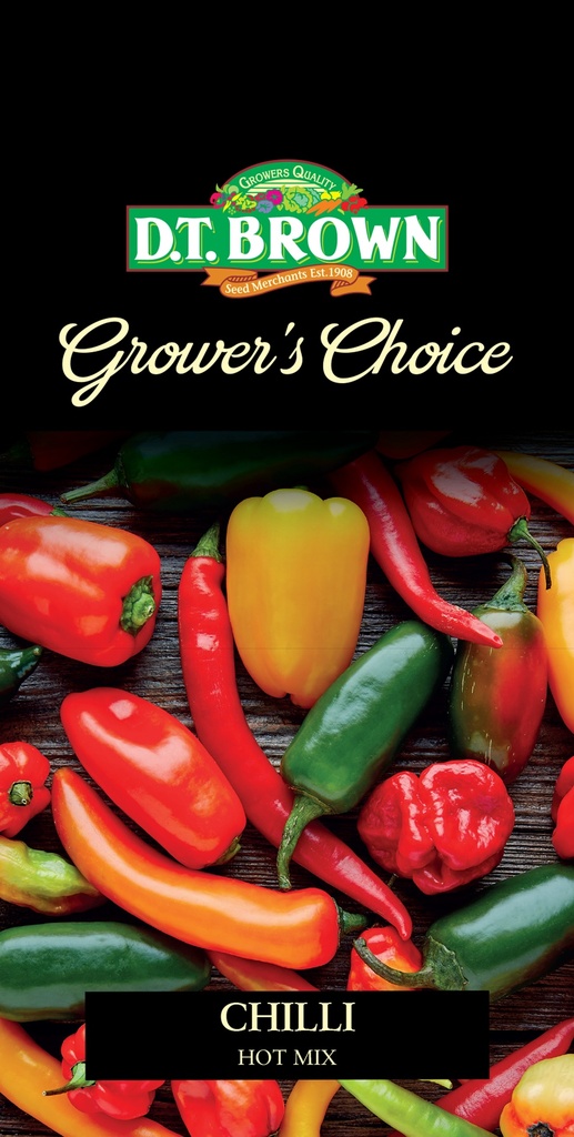  Seed Mr Fothergill'sl Chilli Hot Mix 0.5g #2323