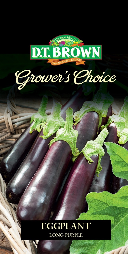 Seed Mr Fothergill'sl Eggplant Long Purple 0.364g #2325