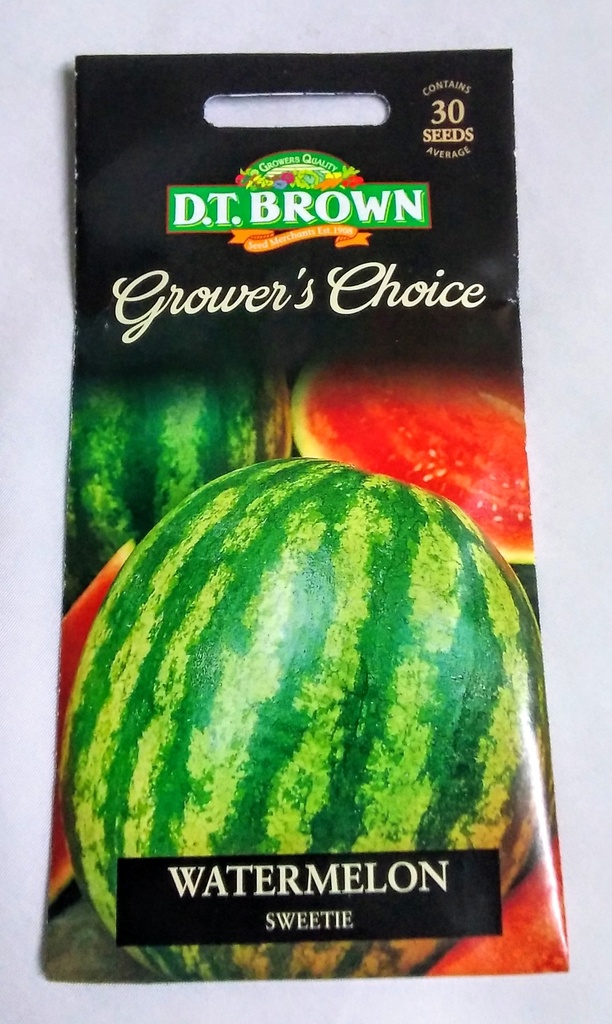  Seed Mr Fothergill'sl Watermelon Sweetie 1.452g #2336
