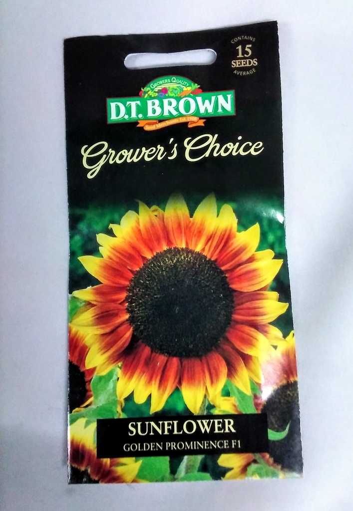  Seed Mr Fothergill'sl Sunflower Gold Prominence 2g #2353