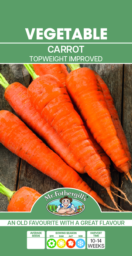 Seed Mr Fothergill'sl Carrot Topweight Imprvd 0.607g #5687