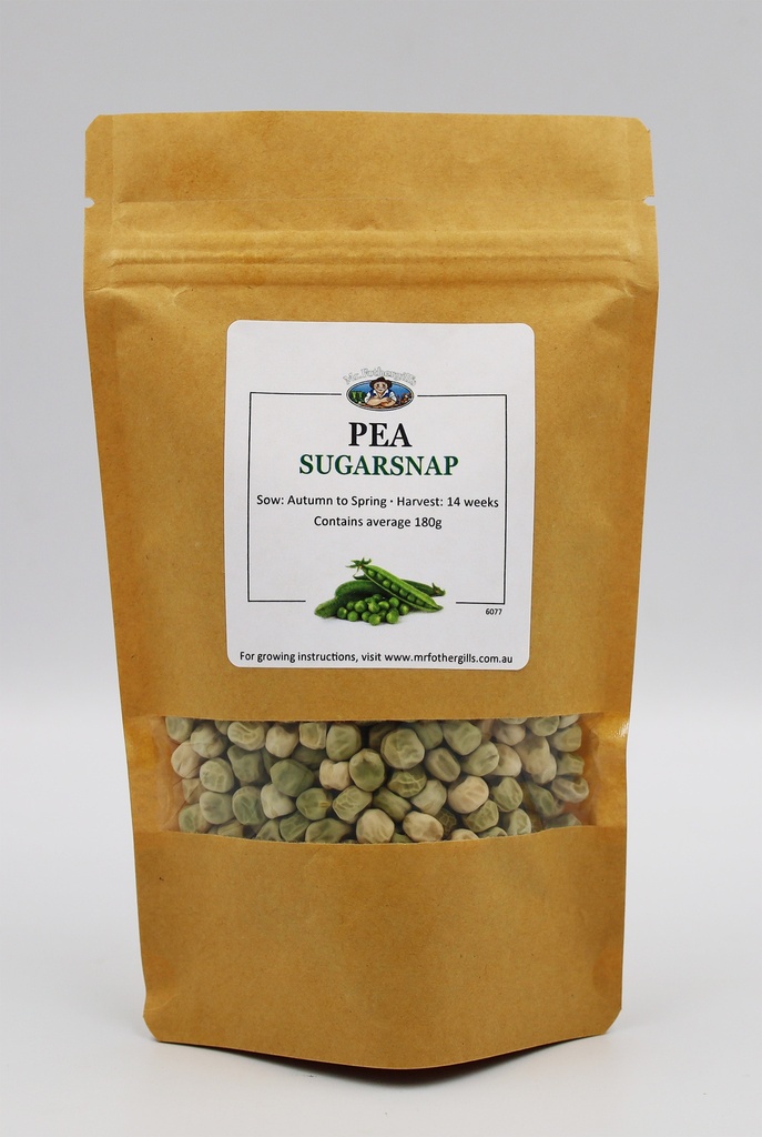 Seed Mr Fothergill'sl Pea Sugarsnap BP180g #6077