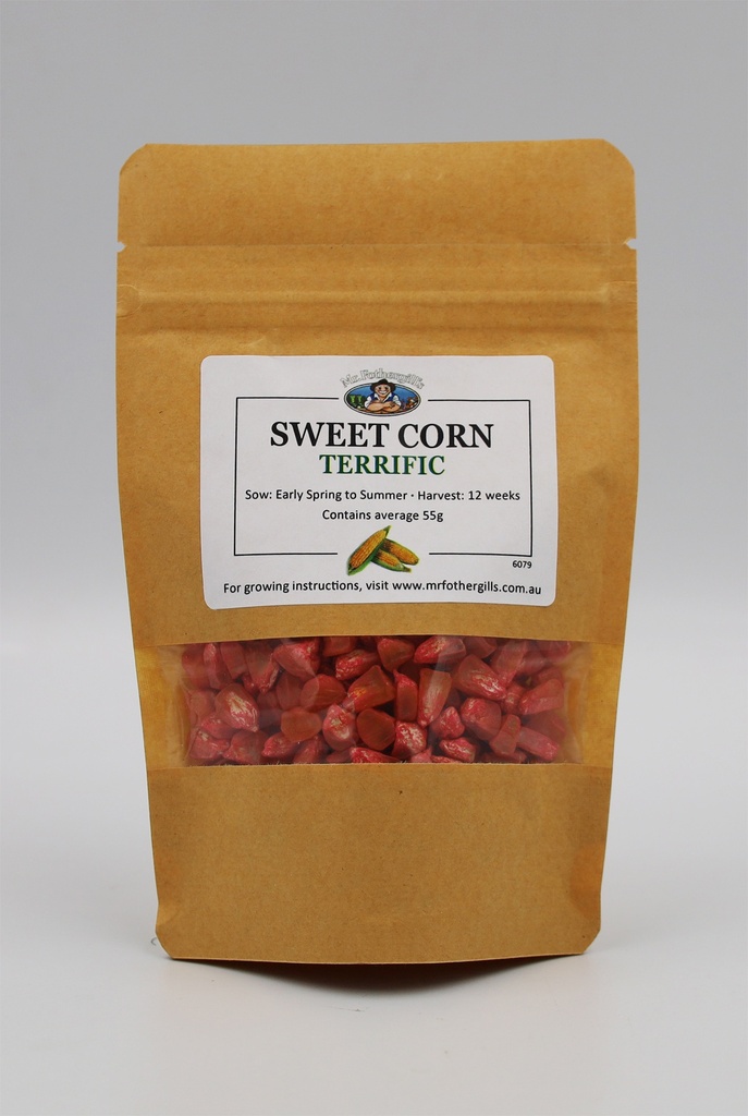 Seed Mr Fothergill'sl Corn Sweet Terrific BP55g #6079