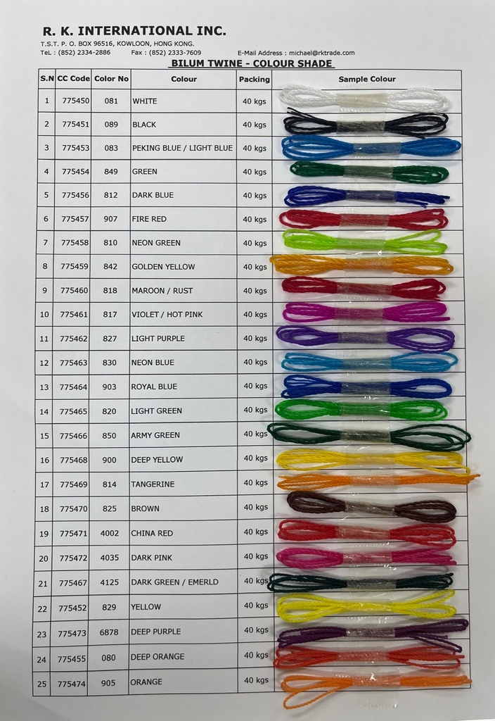 String Bilum Dk Yell 900 50g