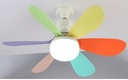 Fan Colour Blade W/Lighting Remote Control FS-HX-R520 40W